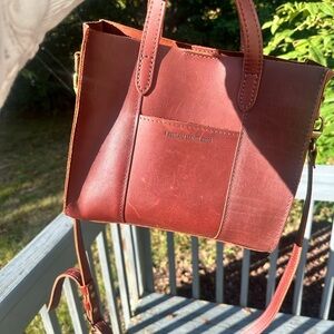 Portland Leather Lola Crossbody Bag in Cognac
